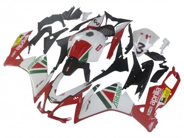 Beste Aprilia RS4 50 125 Motorrad Verkleidung Kit 2012-2018 - Weiss Rot Grun Gelb Alitalia