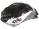 Beste Aprilia RS4 50 125 Motorrad Verkleidung 2012-2019 - Silber Rot Glanzendes Schwarz