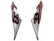 Beste Aprilia RS4 50 125 Motorrad Verkleidung 2012-2019 - Silber Rot Glanzendes Schwarz