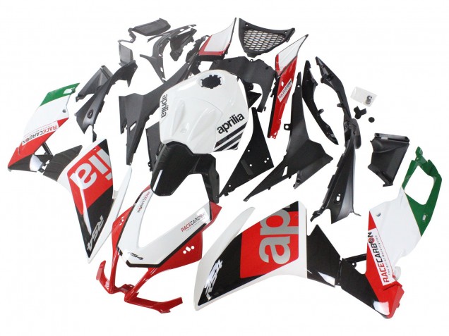 Beste Aprilia RS4 50 125 Motorrad Verkleidung 2012-2018 - Weiss Rot Grun Glanzendes Schwarz