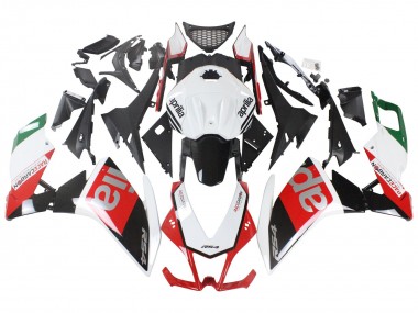 Beste Aprilia RS4 50 125 Motorrad Verkleidung 2012-2018 - Weiss Rot Grun Glanzendes Schwarz