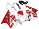 Beste Honda CBR600 F4i Motorrad Verkleidung 2004-2007 - Weiss Rot
