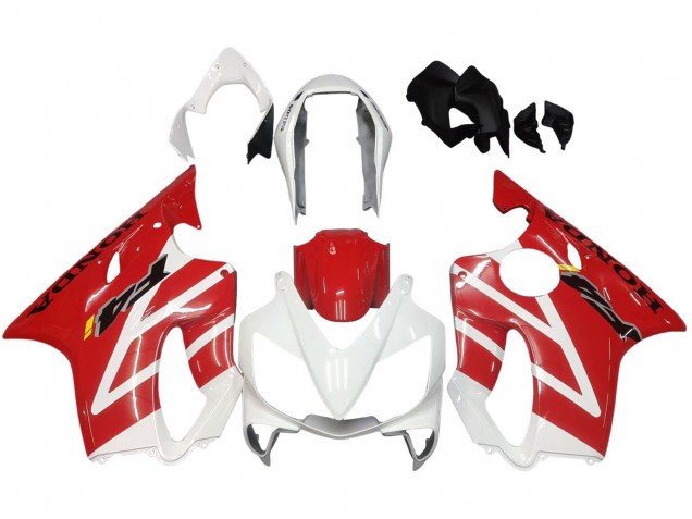 Beste Honda CBR600 F4i Motorrad Verkleidung 2004-2007 - Weiss Rot