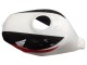 Beste Honda CBR600 F2 Motorrad Verkleidung 1991-1994 - Weiss Rot Glanzendes Schwarz