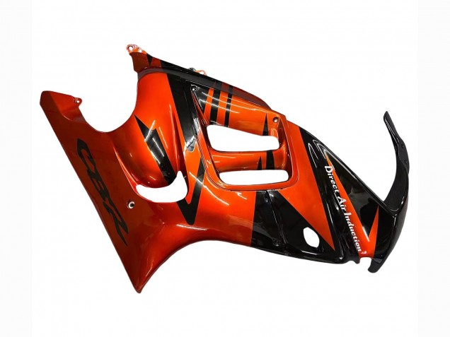 Beste Honda CBR600 F3 Motorrad Verkleidung 1995-1996 - Orange Glanzendes Schwarz