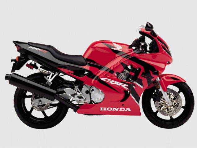 Beste Honda CBR600 F3 Motorrad Verkleidung 1995-1996 - Rot Glanzendes Schwarz
