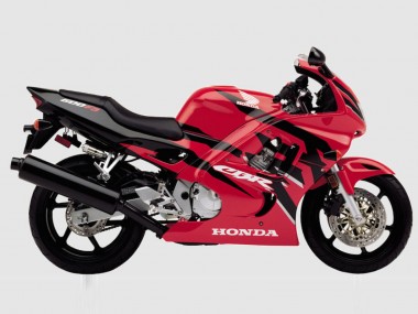 Beste Honda CBR600 F3 Motorrad Verkleidung 1997-1998 - Rot Glanzendes Schwarz