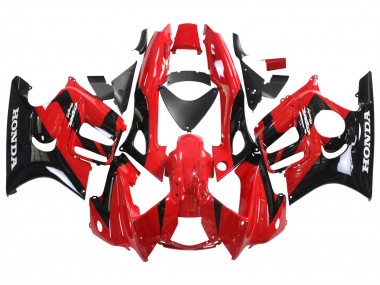 Beste Honda CBR600 F3 Motorrad Verkleidung 1997-1998 - Rot Glanzendes Schwarz