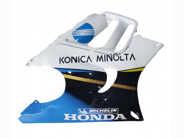 Beste Honda CBR600 F3 Motorrad Verkleidung 1997-1998 - Weiss Blau Glanzendes Schwarz