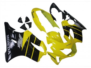 Beste Honda CBR600 F4 Motorrad Verkleidung 1999-2000 - Gelb Glanzendes Schwarz