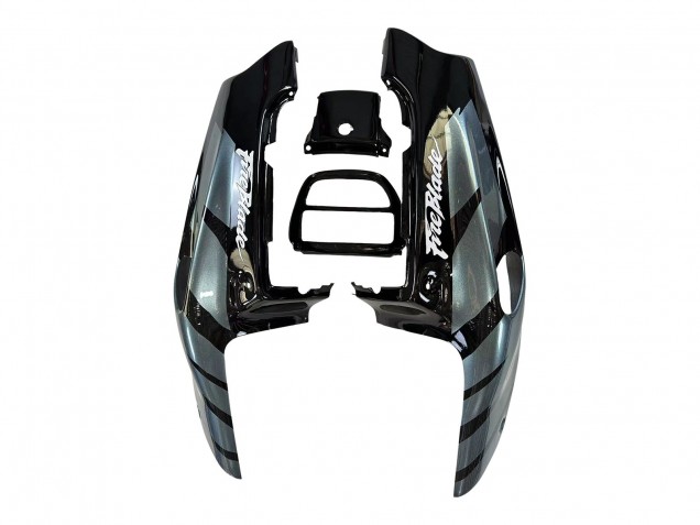 Beste Honda CBR900RR 893 Motorrad Verkleidung 1992-1993 - Silber Glanzendes Schwarz