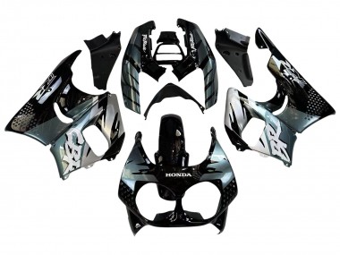 Beste Honda CBR900RR 893 Motorrad Verkleidung 1992-1993 - Silber Glanzendes Schwarz