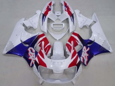 Beste Honda CBR900RR 893 Motorrad Verkleidung 1994-1995 - Weiss Rot Blau