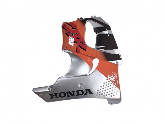 Beste Honda CBR900RR 893 Motorrad Verkleidung 1994-1995 - Silber Orange Glanzendes Schwarz
