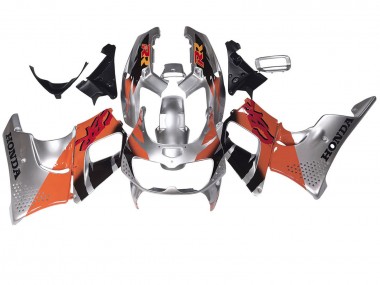 Beste Honda CBR900RR 893 Motorrad Verkleidung 1994-1995 - Silber Orange Glanzendes Schwarz