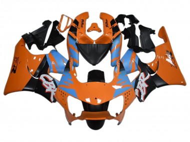 Beste Honda CBR900RR 919 Motorrad Verkleidung 1998-1999 - Orange Blau Matt Schwarz