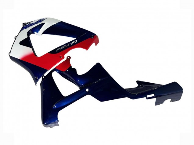Beste Honda CBR900RR 929 Motorrad Verkleidung 2000-2001 - Weiss Rot Blau