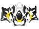 Beste Honda CBR900RR 929 Motorrad Verkleidung 2000-2001 - Weiss Gelb Glanzendes Schwarz