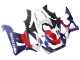 Beste Honda CBR900RR 929 Motorrad Verkleidung 2000-2001 - Weiss Rot Blau