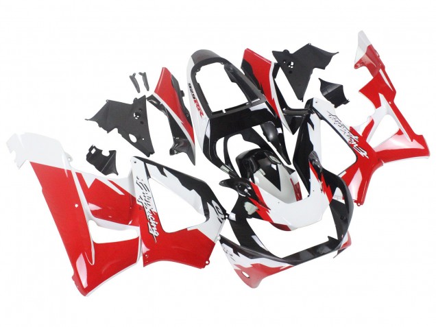 Beste Honda CBR900RR 929 Motorrad Verkleidung 2000-2001 - Weiss Rot Glanzendes Schwarz Rennen