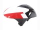 Beste Honda CBR900RR 929 Motorrad Verkleidung 2000-2001 - Weiss Rot Glanzendes Schwarz Rennen