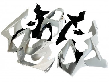 Beste Honda CBR900RR 929 Motorrad Verkleidung 2000-2001 - Weiss Silber