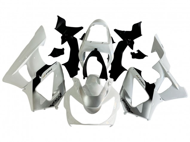Beste Honda CBR900RR 929 Motorrad Verkleidung 2000-2001 - Weiss Silber