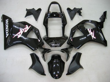 Beste Honda CBR900RR 954 Motorrad Verkleidung 2002-2003 - Glanzendes Schwarz