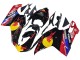 Beste Ducati 848/1098/1198 Motorrad Verkleidung 2007-2014 - Glanzendes Schwarz Gelb Blau Red Bull