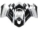 Beste Ducati 848/1098/1198 Motorrad Verkleidung 2007-2014 - Weiss Glanzendes Schwarz Corse