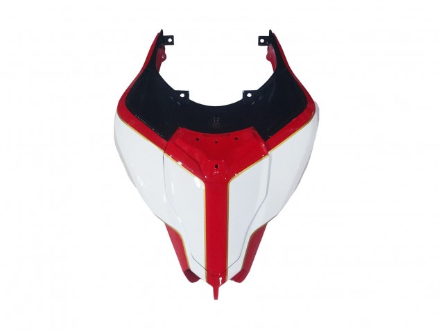 Beste Ducati 1098 Motorrad Verkleidung 2007-2014 - Weiss Rot Glanzendes Schwarz