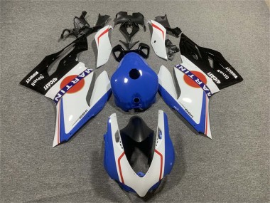 Beste Ducati Panigale 899/1199 Motorrad Verkleidung 2011-2014 - Weiss Blau Glanzendes Schwarz Martini