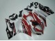 Beste Ducati Panigale 899 Motorrad Verkleidung 2011-2014 - Weiss Rot Glanzendes Schwarz