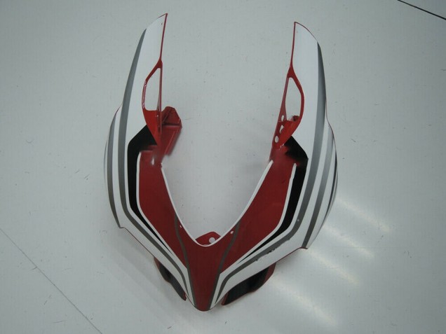 Beste Ducati Panigale 899 Motorrad Verkleidung 2011-2014 - Weiss Rot Glanzendes Schwarz