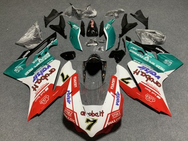 Beste Ducati Panigale 899/1199 Motorrad Verkleidung 2011-2014 - Weiss Rot Grun Glanzendes Schwarz Avis Valsir 7