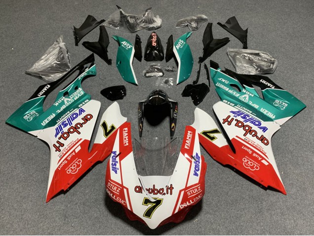 Beste Ducati Panigale 899/1199 Motorrad Verkleidung 2011-2014 - Weiss Rot Grun Glanzendes Schwarz Avis Valsir 7
