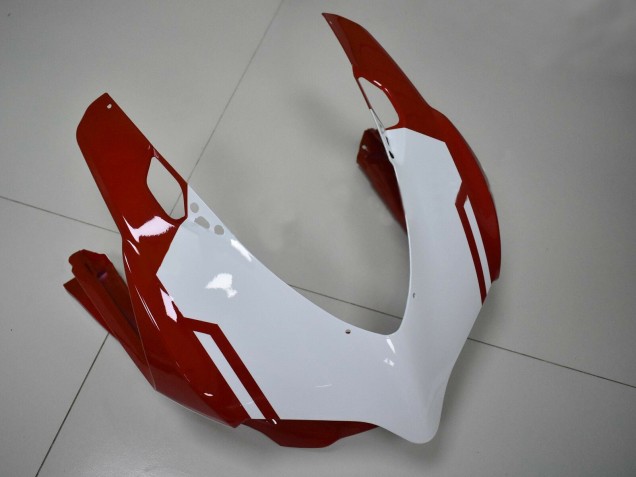 Beste Ducati Panigale 899 Motorrad Verkleidung 2011-2014 - Weiss Rot Dunkel Grun