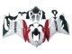 Beste Ducati Panigale 899 Motorrad Verkleidung 2011-2014 - Weiss Rot Glanzendes Schwarz