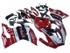Beste Ducati 959/1299 Motorrad Verkleidung 2015-2020 - Weiss Rot Schwarz Aruba 7
