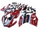 Beste Ducati 959/1299 Motorrad Verkleidung 2015-2020 - Weiss Rot Schwarz Aruba 7