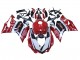 Beste Ducati 959/1299 Motorrad Verkleidung 2015-2020 - Weiss Rot Schwarz Aruba 7