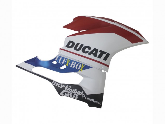Beste Ducati 1299 Motorrad Verkleidung 2015-2020 - Weiss Rot Blau Matt Schwarz Unibat Flex-Box