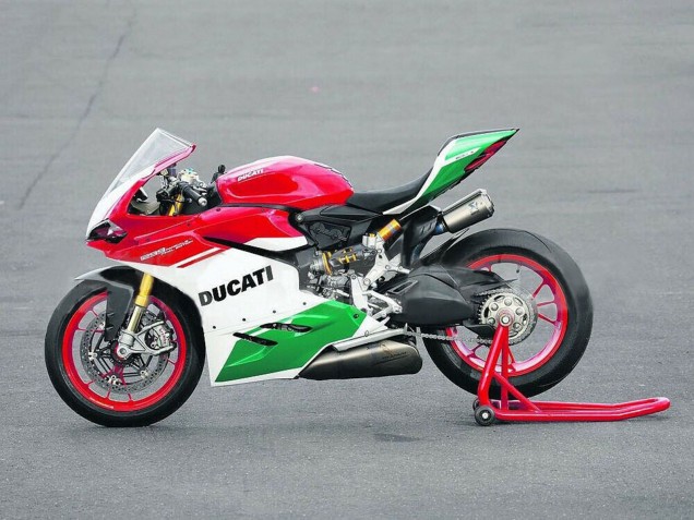 Beste Ducati 1299 Motorrad Verkleidung 2015-2020 - Weiss Rot Grun Matt Schwarz