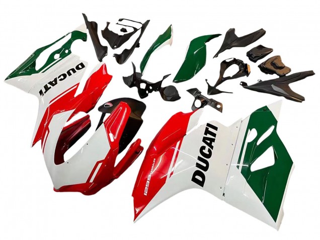 Beste Ducati 1299 Motorrad Verkleidung 2015-2020 - Weiss Rot Grun Matt Schwarz
