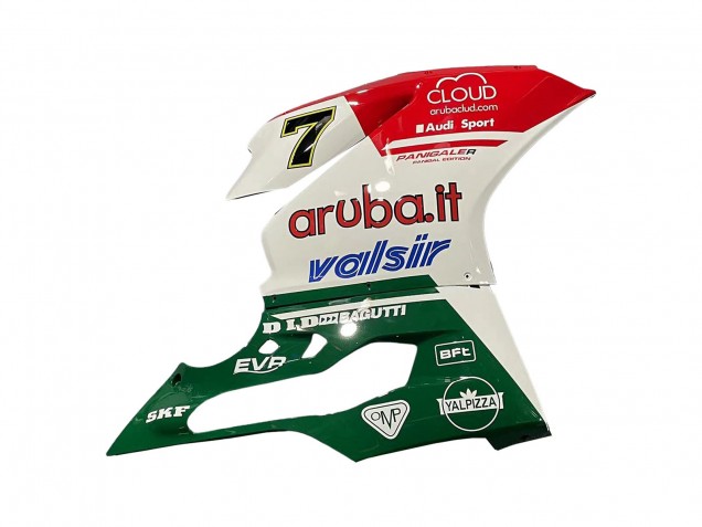 Beste Ducati 959/1299 Motorrad Verkleidung 2015-2020 - Weiss Rot Grun Valsir Fiamm 7