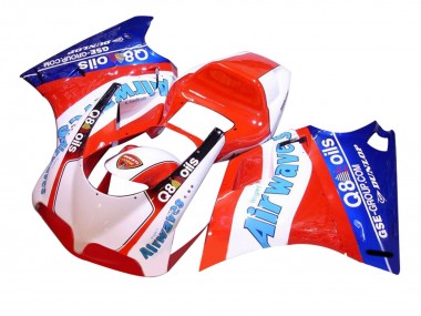 Beste Ducati 748/916/996/998 Motorrad Verkleidung 1993-2005 - Weiss Rot Blau Air Waves
