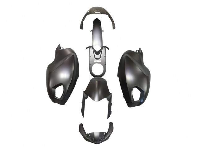 Beste Ducati Monster 696 796 1100 1100S Motorrad Verkleidung 2008-2012 - Matt Schwarz