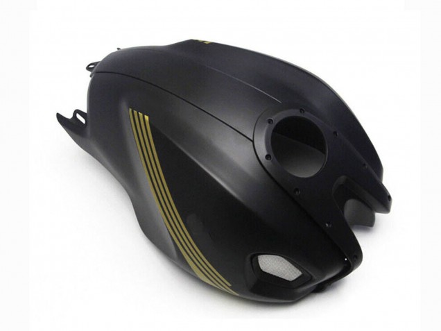 Beste Ducati Monster 696 796 1100 1100S Motorrad Verkleidung 2008-2012 - Matt Schwarz Gold