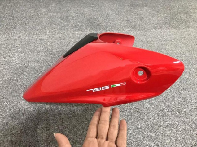 Beste Ducati Monster 696 796 1100 1100S Motorrad Verkleidung 2008-2012 - Rot