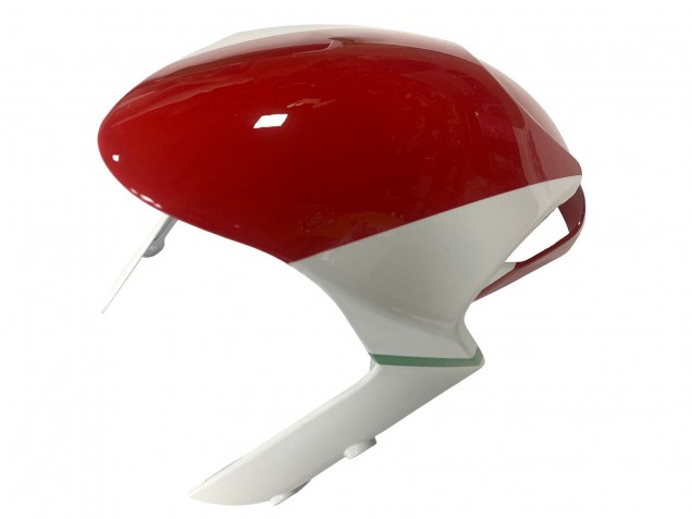 Beste Ducati Monster 696 796 1100 1100S Motorrad Verkleidung 2008-2012 - Weiss Rot Grun